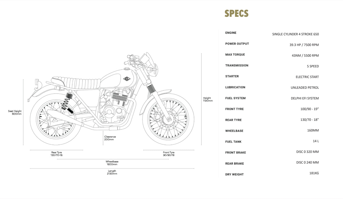 Ares 650 MK1 Classic Cruiser