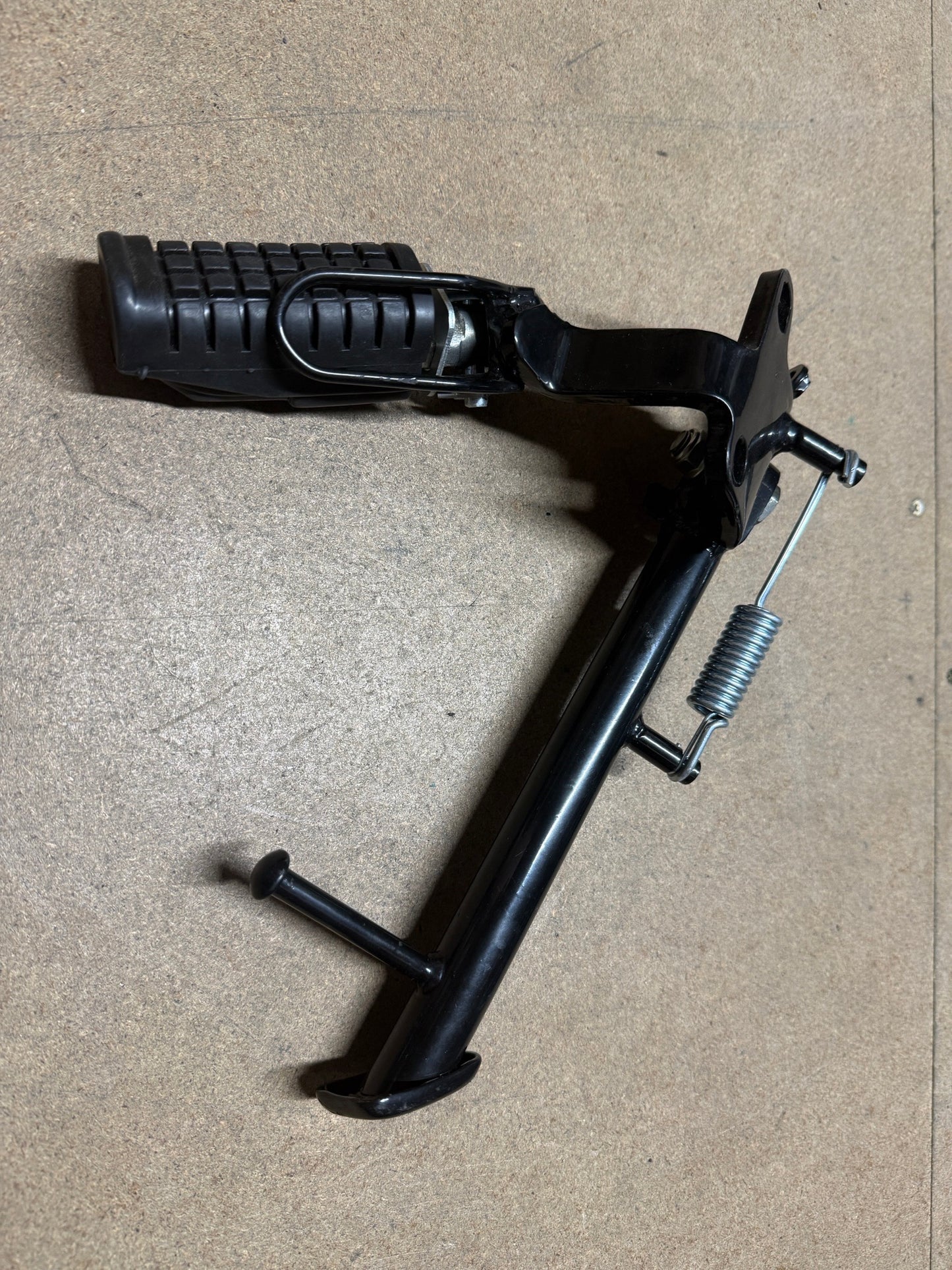 Nemesis Kickstand + LHS rider footpeg assembly