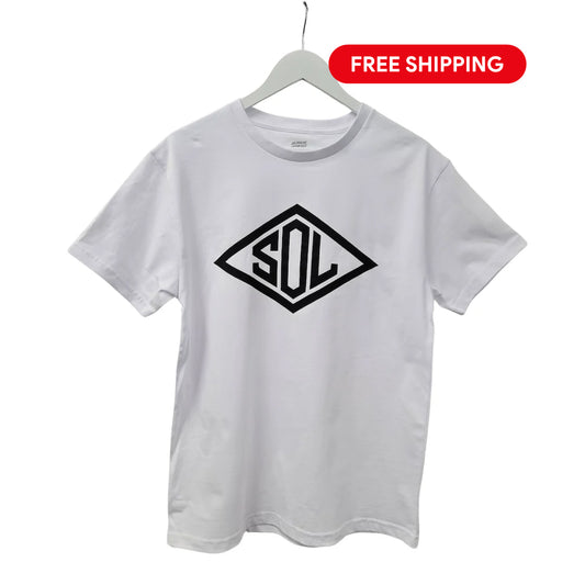 Sol Diamond Logo Tee - White
