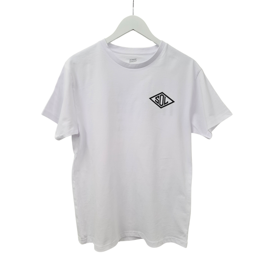 Sol Mini Diamond Logo Tee - White